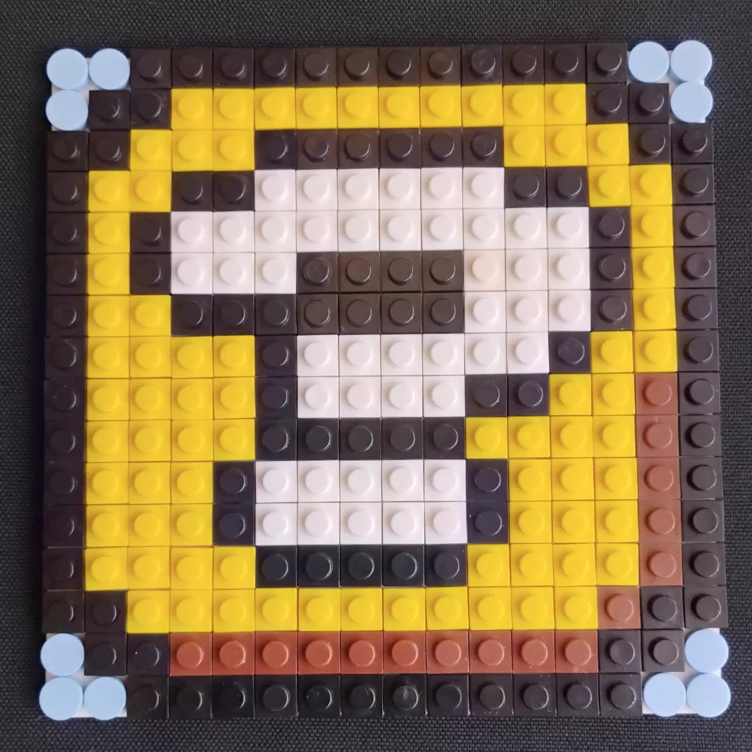 Mini cuadros de Mario Bros en pixel art Para Armar - 13cm | 256 piezas