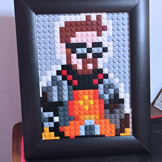 Cuadro Pixel Art Gordon Freeman | Half-Life | 475 piezas