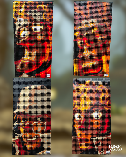 Colección cuadros pixel art - Metal Slug 2048 piezas ARMADOS
