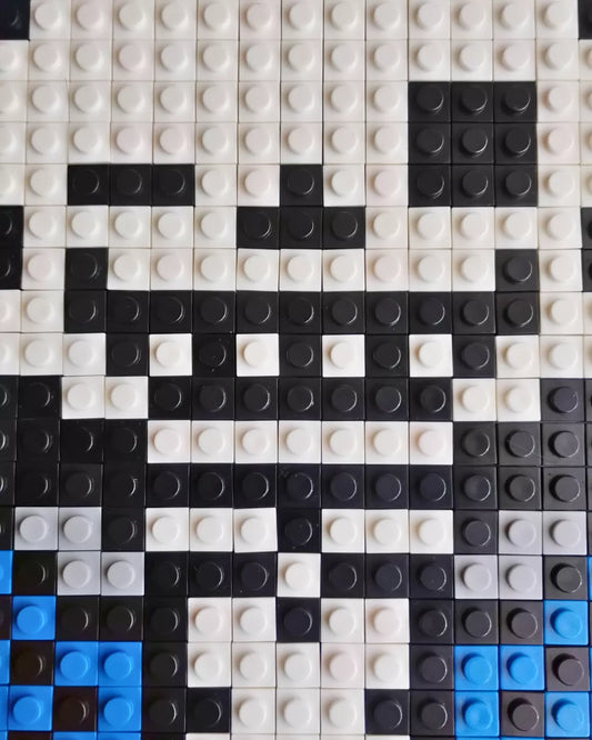 Diseño pixel art Sans Undertale 475 piezas ARMADO