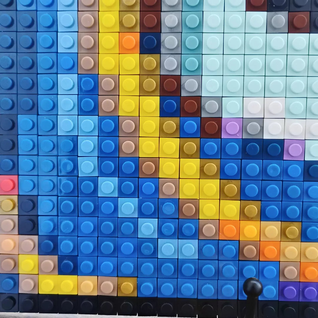 Diseño pixel art Sectario lunático - Terraria - 1024 piezas tipo lego